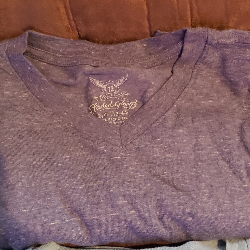 Stylish V Neck Colored tee shirts - Picture 3 of 6